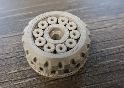 3D-Druck/ Kugellager/ Material PLA/ Schichthöhe 0,2mm